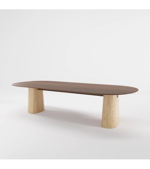 Anchor Tische aus Holz und Stein | WEWOOD
