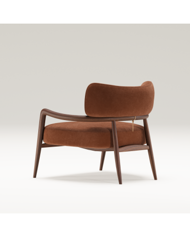 Botero Wood and Leather Lounge Chair | WEWOOD