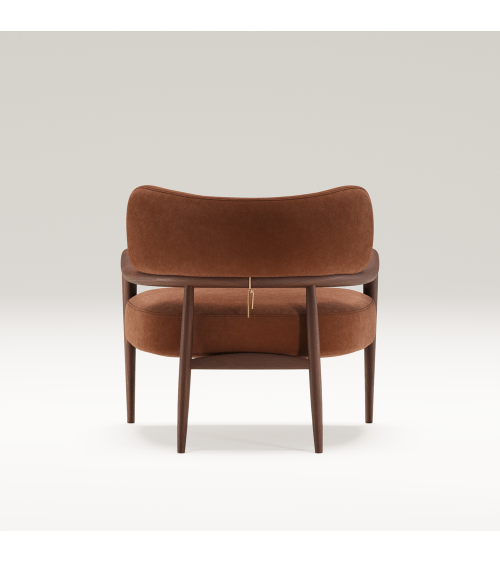 Poltrona Botero in legno e pelle | WEWOOD