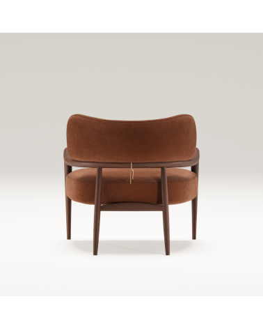 Botero Loungesessel aus Holz und Leder | WEWOOD