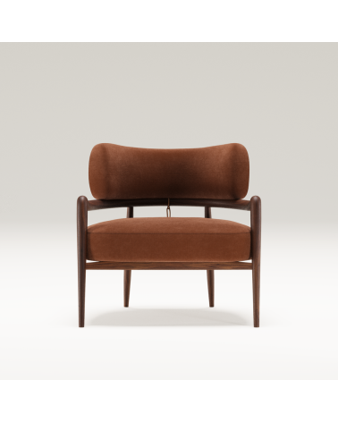 Botero Wood and Leather Lounge Chair | WEWOOD