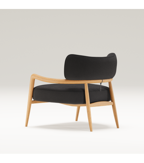 Fauteuil Botero en bois et cuir | WEWOOD