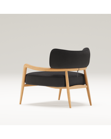 Botero Wood and Leather Lounge Chair | WEWOOD