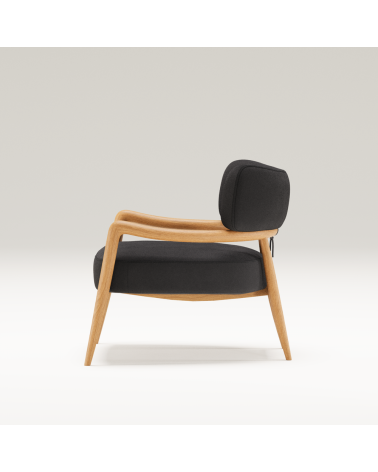 Botero Loungesessel aus Holz und Leder | WEWOOD