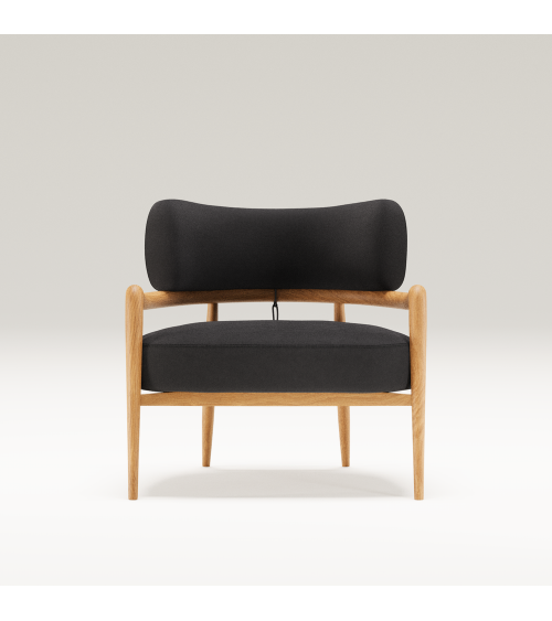 Botero Wood and Leather Lounge Chair | WEWOOD
