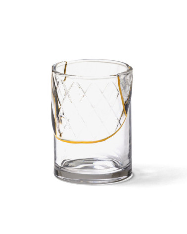 Verre"Kintsugi Bicchiere 02"en porcelaine –SELETTI | BHOME by Arredi Barbàra
