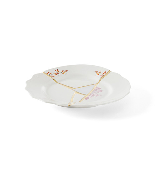Dessertschale"Kintsugi Piatto da dessert 02"Porzellan —SELETTI | BHOME by Arredi Barbàra