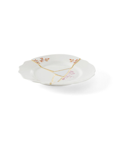Dessertschale"Kintsugi Piatto da dessert 02"Porzellan —SELETTI | BHOME by Arredi Barbàra