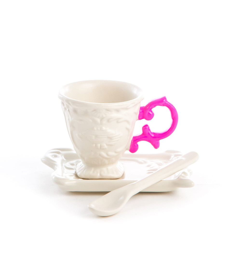 "I-WARES I-Coffee Fuchsia"en porcelaine –SELETTI | BHOME by Arredi Barbàra