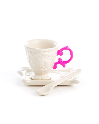 "I-WARES I-Coffee Fuchsia"en porcelaine –SELETTI | BHOME by Arredi Barbàra