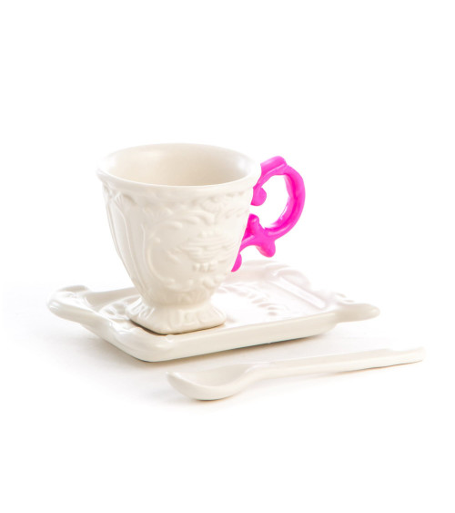 "I-WARES I-Coffee Fuchsia"en porcelaine –SELETTI | BHOME by Arredi Barbàra