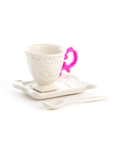 "I-WARES I-Coffee Fuchsia"en porcelaine –SELETTI | BHOME by Arredi Barbàra
