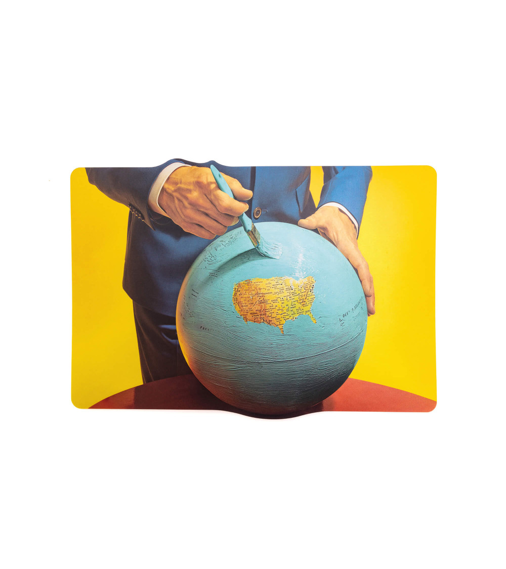 Handtuch"Tovaglietta Globe"cm. 45 x 35,8 –SELETTI | BHOME by Arredi Barbàra