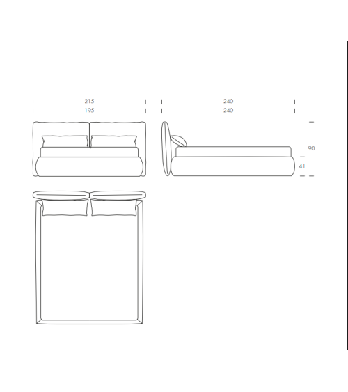 Joy Bed Tonin Casa | Bhome by Arredi Barbàra
