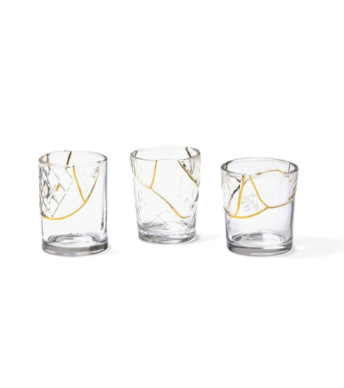 Glas"Kintsugi Bicchiere 03"Porzellan —SELETTI | BHOME by Arredi Barbàra