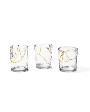 Glas"Kintsugi Bicchiere 03"Porzellan —SELETTI | BHOME by Arredi Barbàra