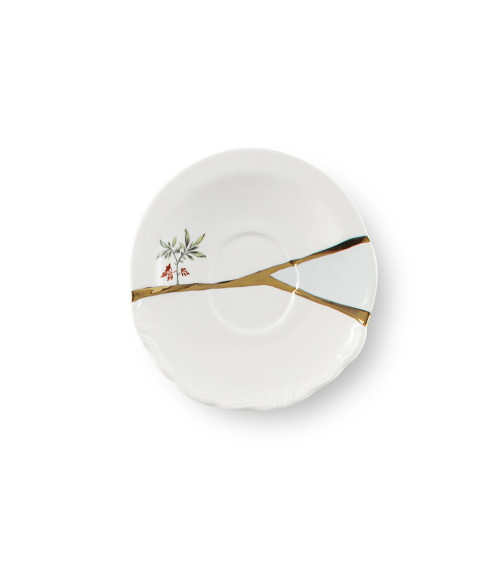 Kaffeetasse"Kintsugi Tazza da Caffè con Piattino 01"Porzellan —SELETTI | BHOME by Arredi Barbàra