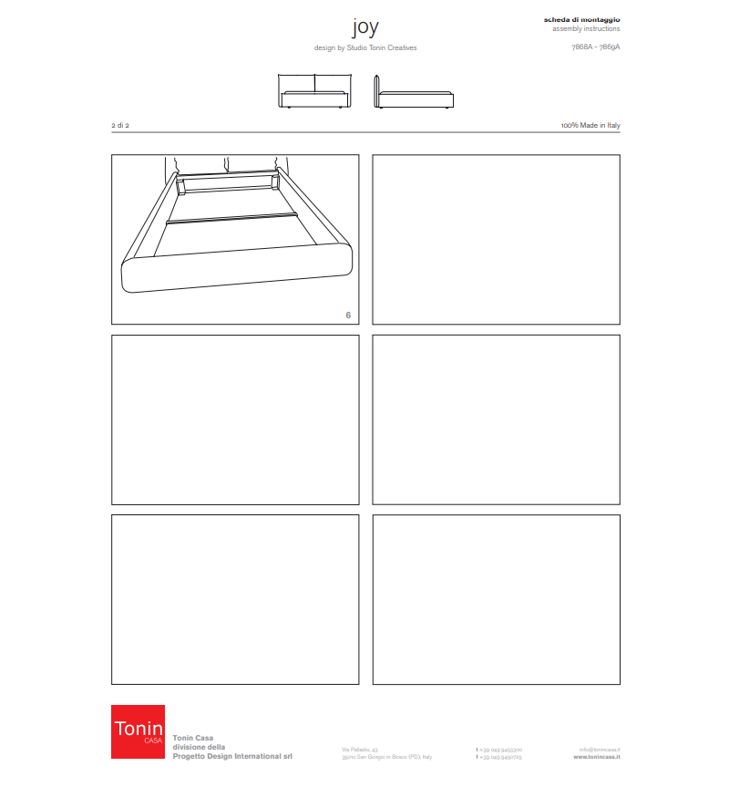 Joy Bed Tonin Casa | Bhome by Arredi Barbàra