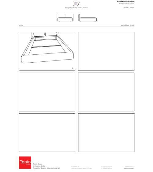 Joy Bed Tonin Casa | Bhome by Arredi Barbàra