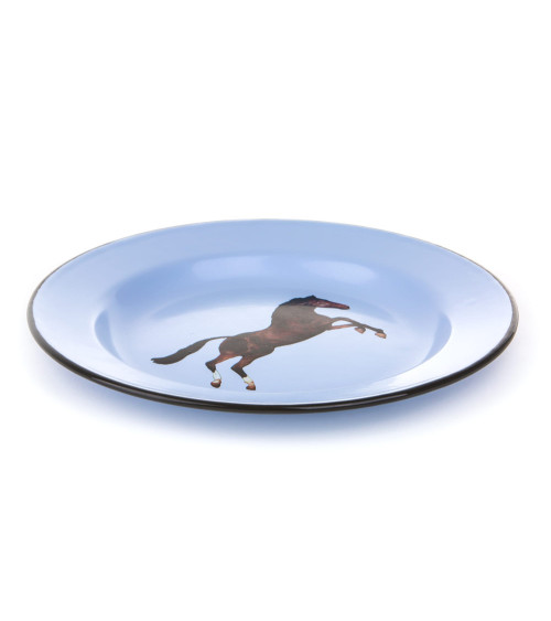 Piatto "Enamel Horse" | BHOME by Arredi Barbàra