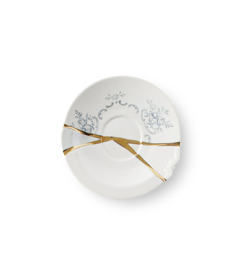 Kaffeetasse"Kintsugi Tazza da Caffè con Piattino 02"Porzellan —SELETTI | BHOME by Arredi Barbàra