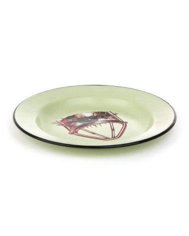 Platte"Enamel Eye"in emailliertem Metall –SELETTI | BHOME by Arredi Barbàra