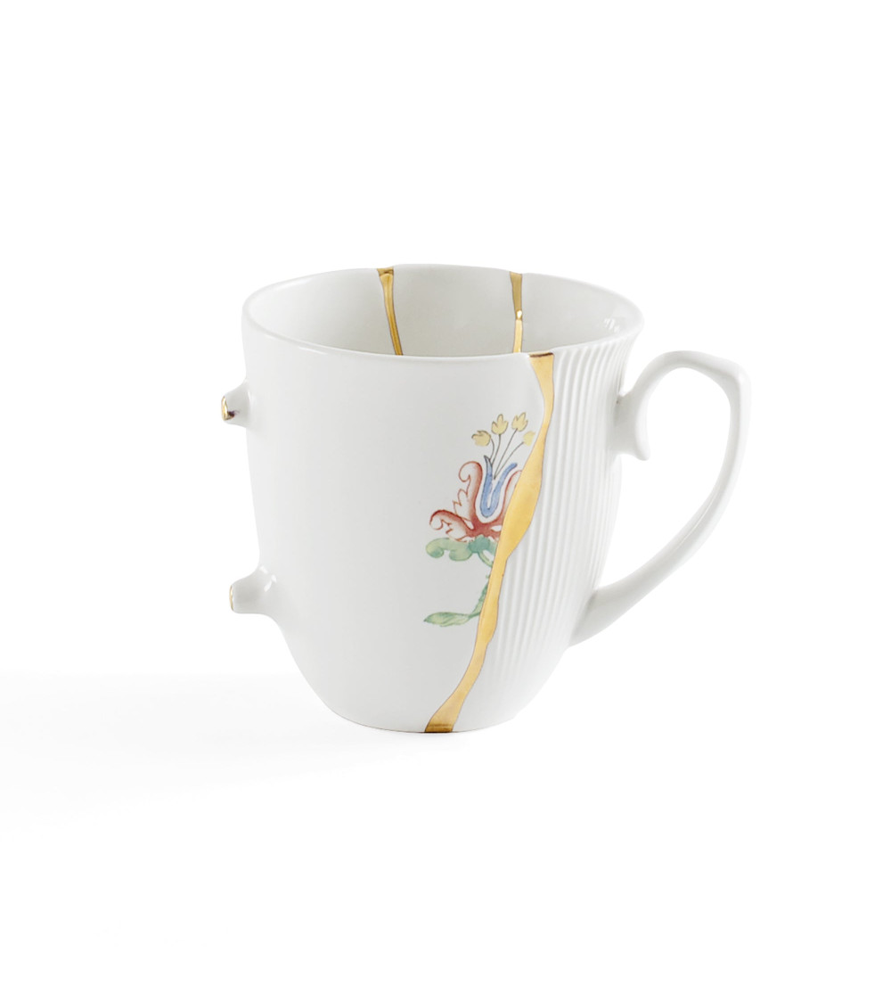 Becher"Kintsugi Tazza 02"Porzellan —SELETTI | BHOME by Arredi Barbàra