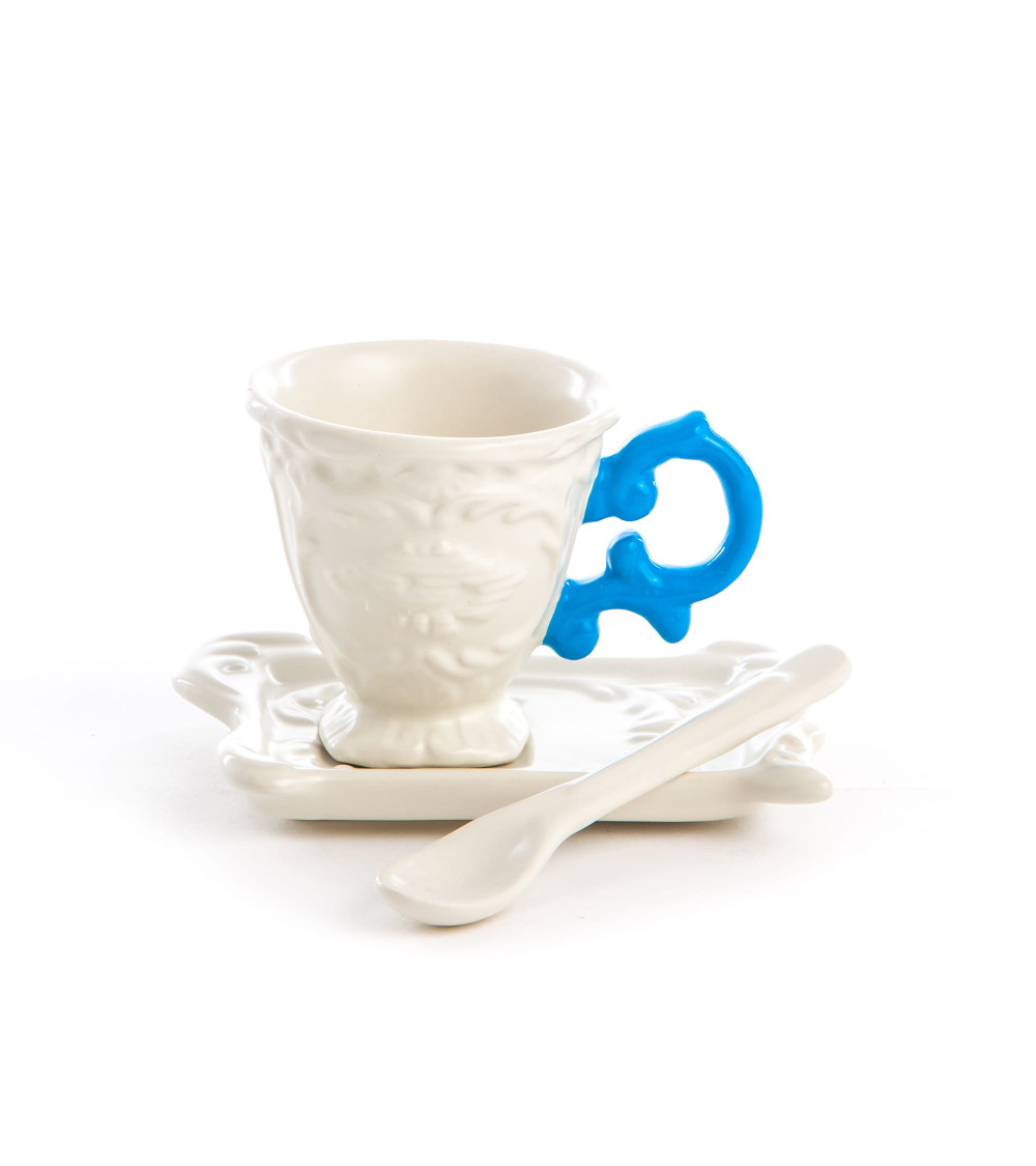 "I-WARES I-Coffee Blu"en porcelaine –SELETTI | BHOME by Arredi Barbàra