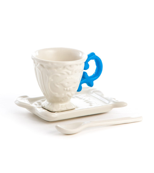 "I-WARES I-Coffee Blu"en porcelaine –SELETTI | BHOME by Arredi Barbàra