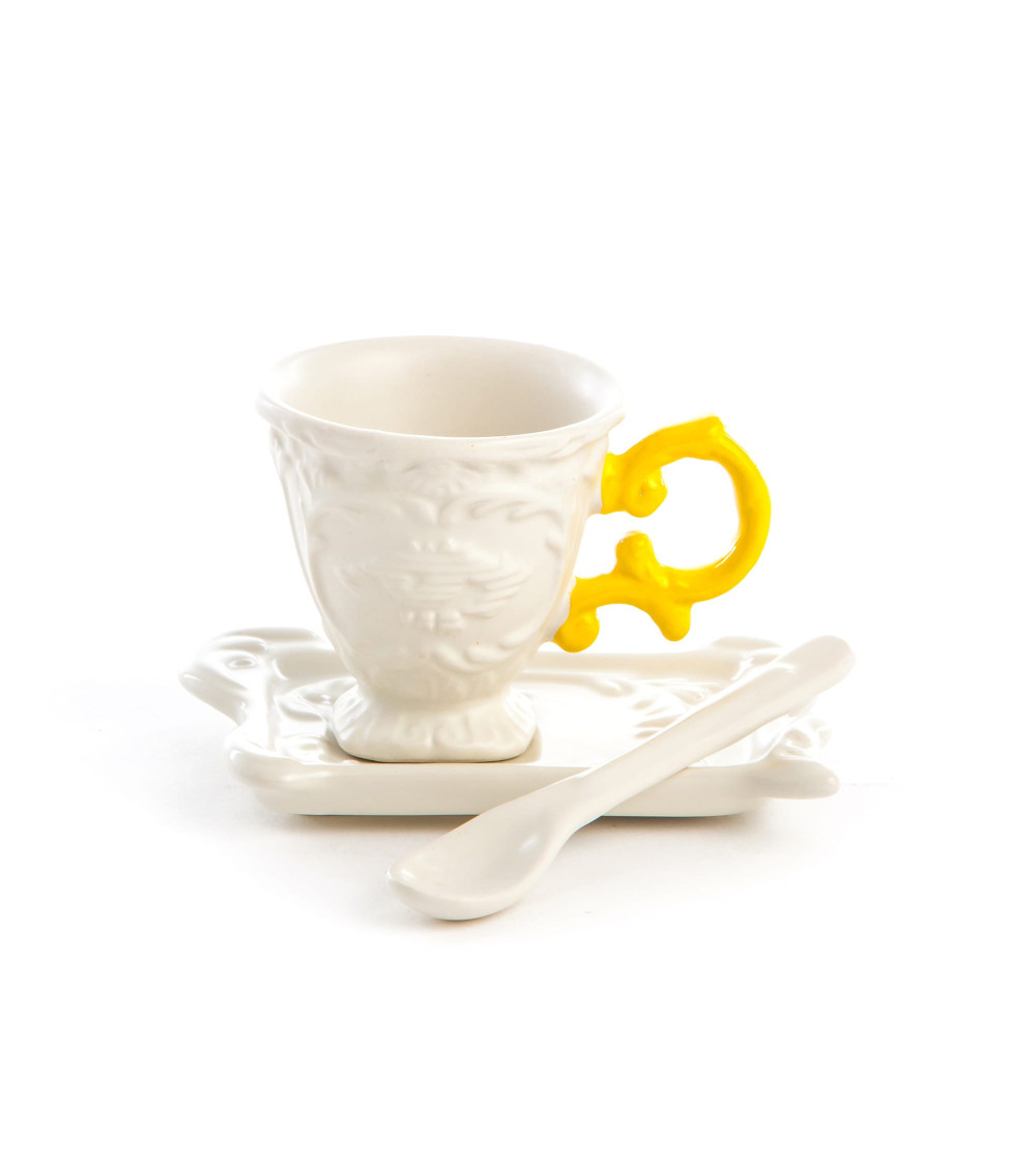 "I-WARES I-Coffee Gialllo"Porzellan —SELETTI | BHOME by Arredi Barbàra