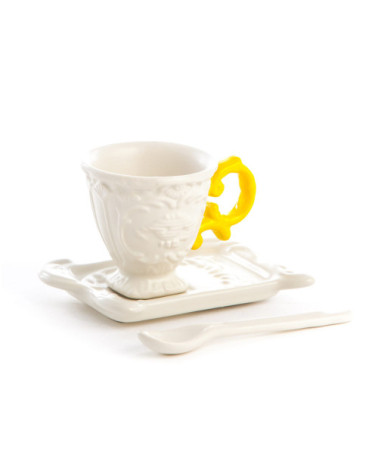 "I-WARES I-Coffee Gialllo"Porzellan —SELETTI | BHOME by Arredi Barbàra