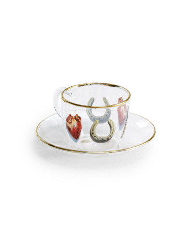 "I Love You" TAZZA: cm6,5x8,8h.5 –SELETTI | BHOME by Arredi Barbàra