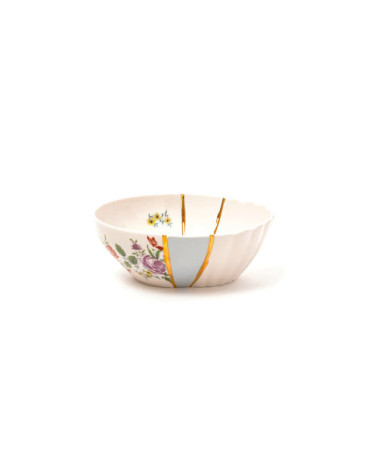 Bol"Kintsugi Zuppiera 03"en porcelaine –SELETTI | BHOME by Arredi Barbàra