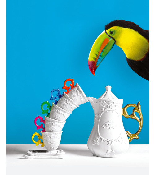 "I-WARES I-Coffee Arancione"Porzellan —SELETTI | BHOME by Arredi Barbàra