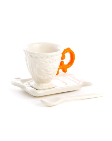 "I-WARES I-Coffee Arancione"Porzellan —SELETTI | BHOME by Arredi Barbàra