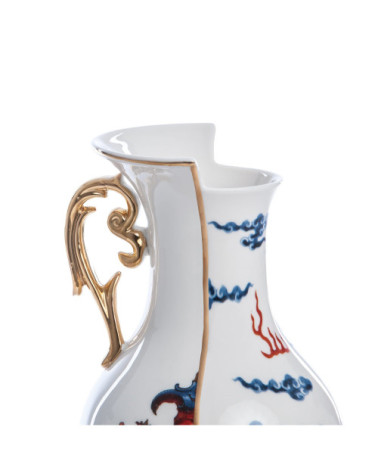Vase"Hybrid Adelma"in Porzellan Knochenporzellan –SELETTI | BHOME by Arredi Barbàra
