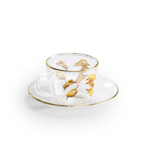 "Lipsticks" TAZZA: cm.6,5x8,8h.5 –SELETTI | BHOME by Arredi Barbàra