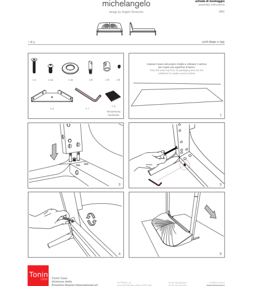 Michelangelo Bed Tonin Casa | Bhome by Arredi Barbàra