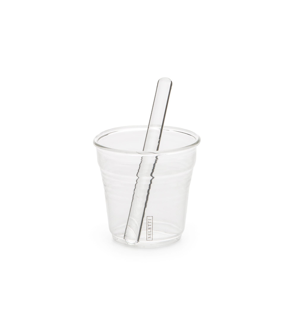 Kaffeetasse"Estetico Quotidiano Coffee set da 6 Tazze"in Borosilikatglas –SELETTI | BHOME by Arredi Barbàra