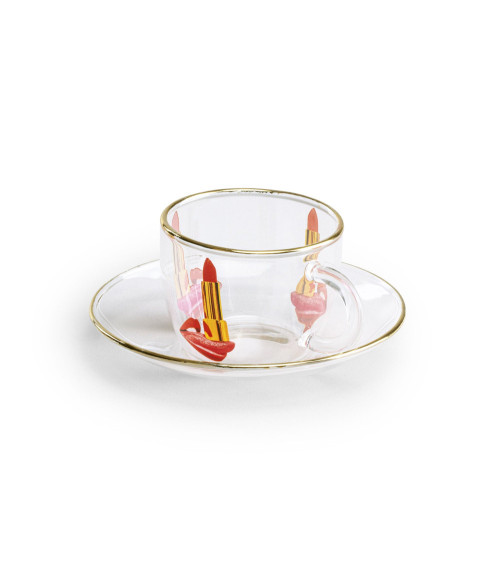 "Tongue" TAZZA: cm.6,5x8,8h.5 –SELETTI | BHOME by Arredi Barbàra