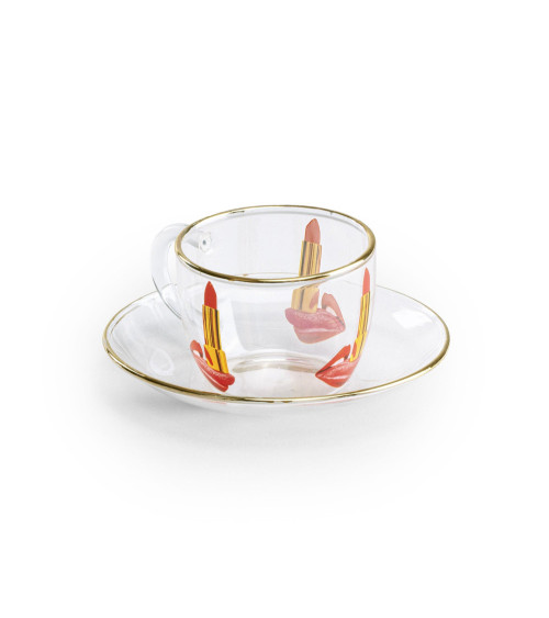 "Tongue" TAZZA: cm.6,5x8,8h.5 –SELETTI | BHOME by Arredi Barbàra
