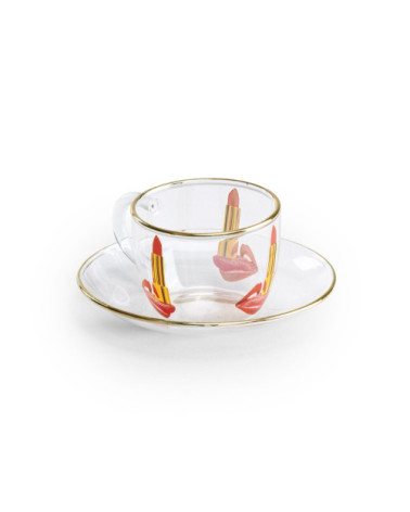 "Tongue" TAZZA: cm.6,5x8,8h.5 –SELETTI | BHOME by Arredi Barbàra