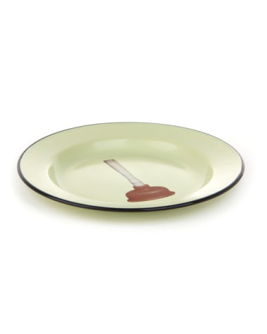 Plaque"Enamel Plunger"en métal émaillé –SELETTI | BHOME by Arredi Barbàra