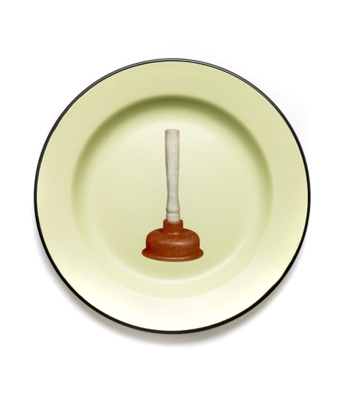 Plaque"Enamel Plunger"en métal émaillé –SELETTI | BHOME by Arredi Barbàra