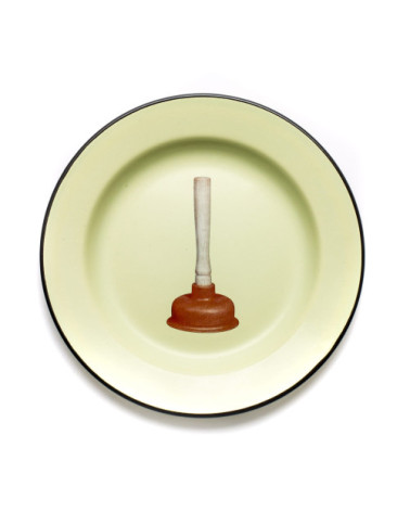 Plaque"Enamel Plunger"en métal émaillé –SELETTI | BHOME by Arredi Barbàra