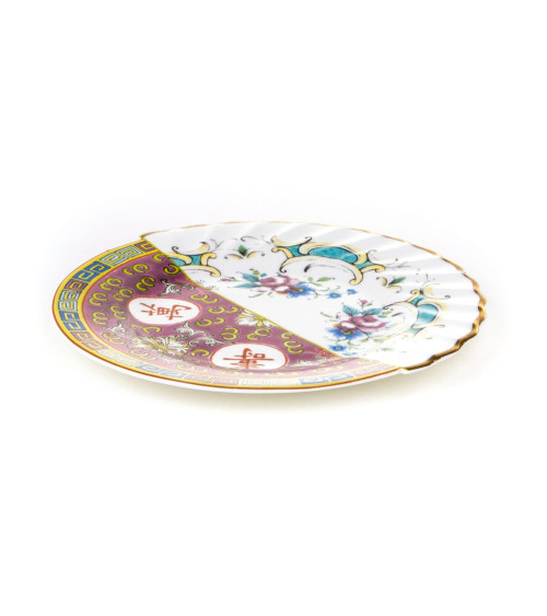 Plat à dessert"Hybrid Eudossia"en porcelaine d'os de porcelaine –SELETTI | BHOME by Arredi Barbàra