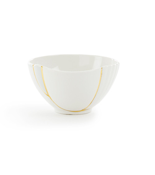 Bol"Kintsugi Ciotola 03"en porcelaine –SELETTI | BHOME by Arredi Barbàra