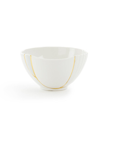 Bol"Kintsugi Ciotola 03"en porcelaine –SELETTI | BHOME by Arredi Barbàra