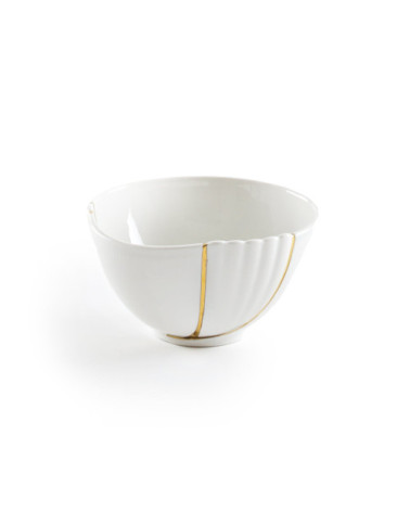 Bol"Kintsugi Ciotola 03"en porcelaine –SELETTI | BHOME by Arredi Barbàra