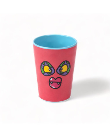 Glas"Melamine Monsters Tina"cm 8,50 x h. 11,7I IN 3,35 x h. 4,61 –SELETTI | BHOME by Arredi Barbàra